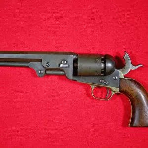 The. 36 calibre colt revolver model once owned by outlaw Jesse James (1847-82) (photo)