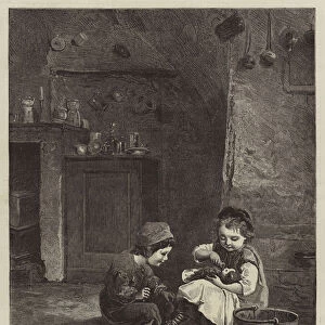 "The Patient, "in the International Exhibition (engraving)