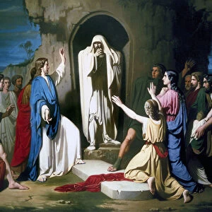 "The Resurrection of Lazarus "Painting by Jose Casado del Alisal