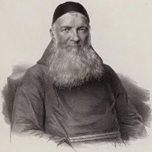 Theodosius Florentini, Swiss priest and social reformer (engraving)
