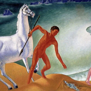 The Thirsty Warrior, 1915 (oil on canvas)