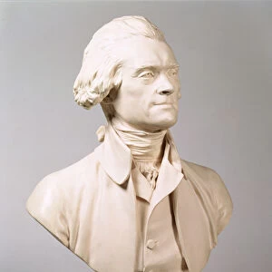 Thomas Jefferson (1743-1826) 1789 (plaster)