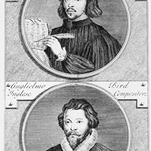 Thomas Tallis (c. 1505-85) and William Byrd (1543-1623) engraved by Niccolo Francesco Haym