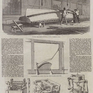 Thompsons Boatbuilding Machinery (engraving)