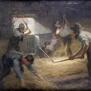 The Threshing Floor, c. 1898 (oil on canvas)