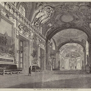 The Throne Room of the Palace of the Luxembourg (engraving)