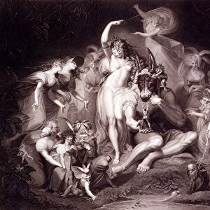 Titania, Bottom and the Fairies, Act 4, Scene 1 of A Midsummer Nights Dream