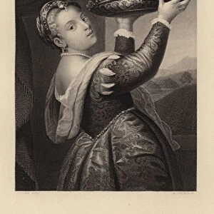 Titians Daughter Lavinia (engraving)