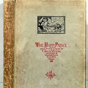 Titlepage of The Happy Prince and other Tales by Oscar Wilde, 1888 (litho)