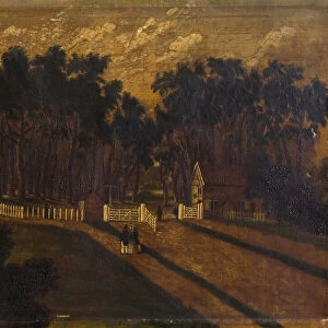 Tollgate, near Memorial Park, Coventry, 1855 (oil on canvas)