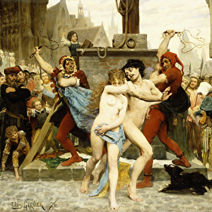 The Torment of the Adulterers, 1876 (oil on canvas)
