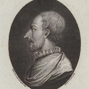 Torquato Tasso, Italian poet (engraving)