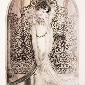 Tosca, 1928 (colour etching and drypoint)