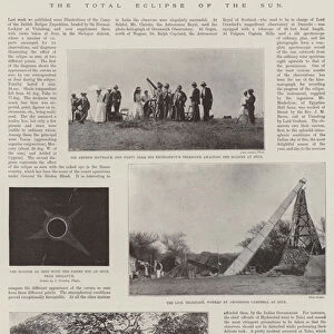 The Total Eclipse of the Sun (litho)