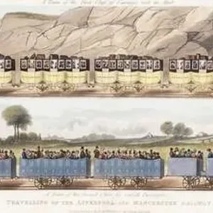 A Train of the First Class of Carriages with the Mail & A Train of the Second Class for
