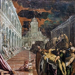 Transport of the Body of St. Mark, 1562-66 (oil on canvas)