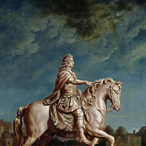 Transporting the Equestrian Statue of Louis XIV from the Workshop at the Convent