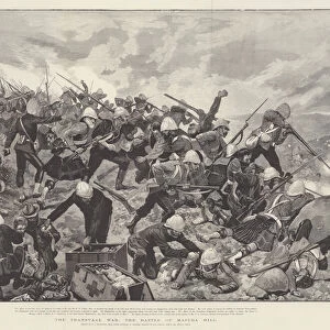 The Transvaal War, the Battle of Majuba Hill (engraving)