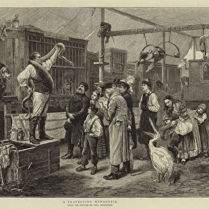 A Travelling Menagerie (engraving)