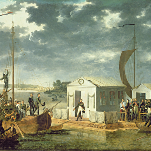 Treaty of Tilsitz, 1807 (oil on canvas)