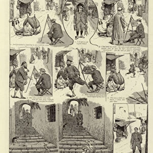 The Trials of an Artist in Tangier (litho)