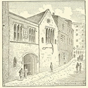 Trinity House, Broad Chare, Newcastle, 1888 (engraving)