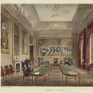 Trinity House (coloured engraving)