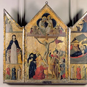 Triptych with Scenes from the Life of the Virgin, 1333 (oil on panel)