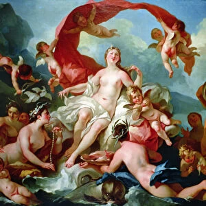 The Triumph of Amphitrite (oil on canvas)