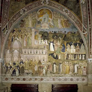 Triumph of the Catholic Church and the Dominican order. Chapel of the Spagniards (Fresco