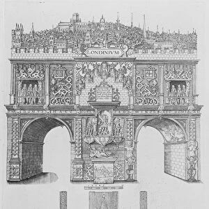A Triumphal Arch, engraved by William Kip, 1604 (engraving)
