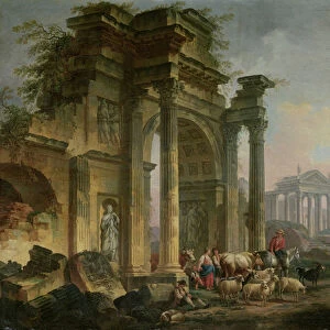 Triumphal Arch (oil on canvas)