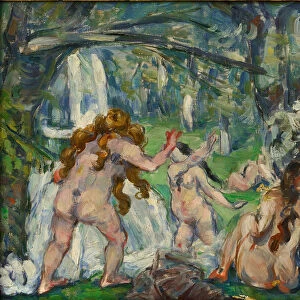 "Trois Baigneuses"Peinture de Paul Cezanne (1839-1906