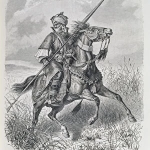Trooper of the Sheikh of Bornus bodyguard, from The History of Mankind, Vol