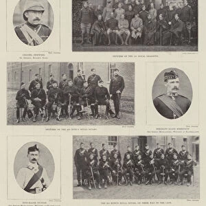 Troops of the Second Boer War (b / w photo)