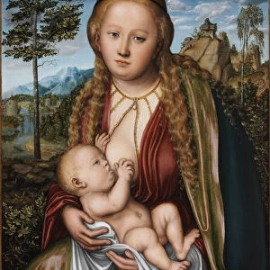 Tthe Virgin suckling the Child - Lucas Cranach the Elder (1472-1553