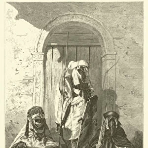 Tuareg chiefs (engraving)