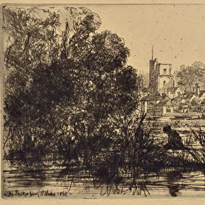 Twickenham Church, 1862-65 (etching)