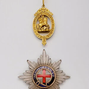 United Kingdom - Order of the Garter: Little George and plaque belonging to Robert Banks