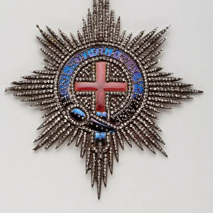 United Kingdom - Order of the Garter: Neapolitan plate - XVIII century - Marcassite