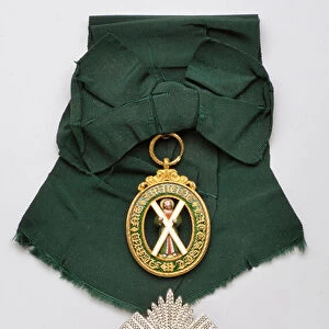 United Kingdom - Order of Thistle - Top: Badge, Debut of the 19th century