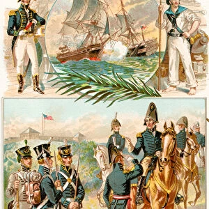 United States Army and Navy uniforms during the War of 1812