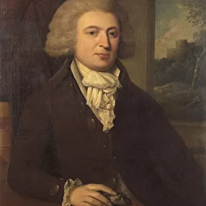 Unknown Gentleman with a Mineral Specimen, c. 1790 (oil on canvas)