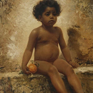 The Urchin, (oil on canvas)