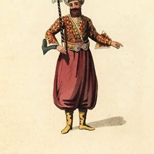 An Usher in the court of the Sultan, Ottoman Empire