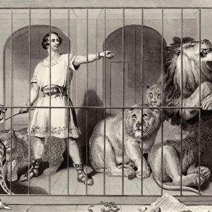Van Amburgh and the Lions (engraving)