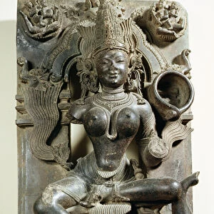 Varunani, carving from the Konark Sun Temple, Orissa, Eastern Ganga dynasty (stone)