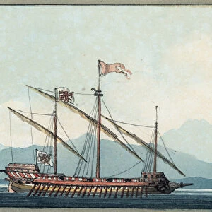 Venetian Galley, 1809 (w / c)