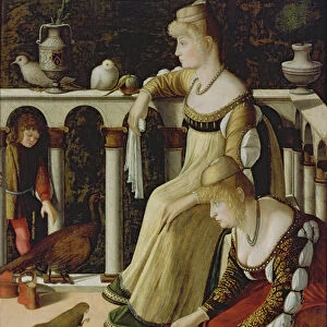 Two Venetian Ladies (panel)