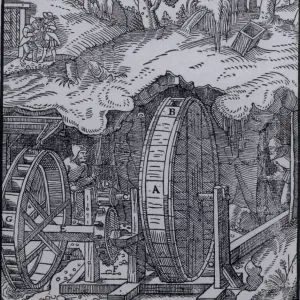 Ventilating mine